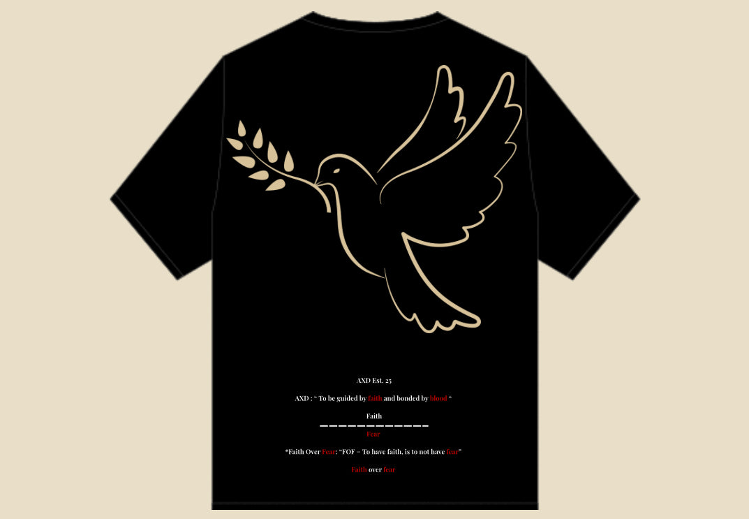 AXD | La Paloma Tees | Black Regular Fit T-Shirt
