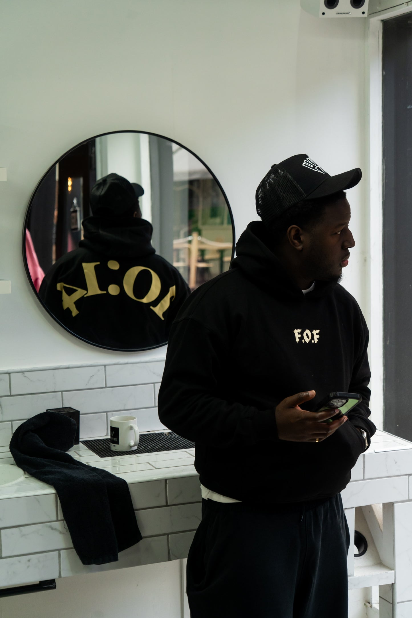 AXD | 10:14 Hoodie | Oversized Black Hoodie