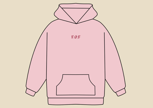 AXD | 10:14 Hoodie | Oversized Pink Hoodie