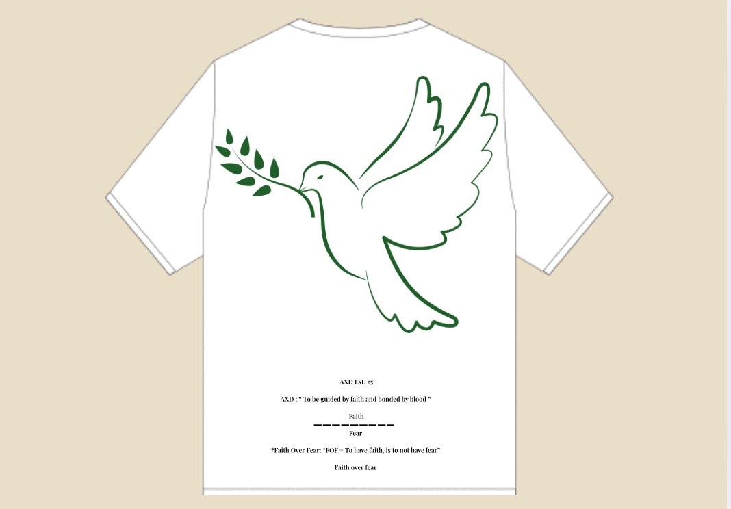 AXD | La Paloma Tees | White Regular Fit T-Shirt