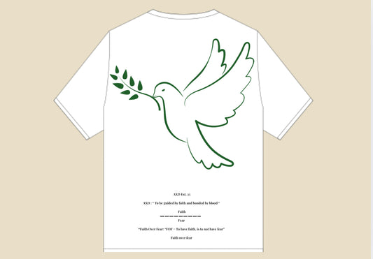 AXD | La Paloma Tees | White Regular Fit T-Shirt