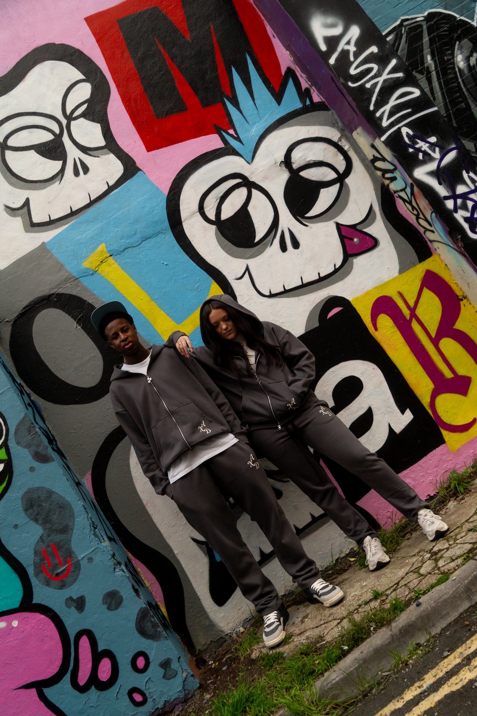 Grey G.A.B.O.S Zip Up – AXD Clothing