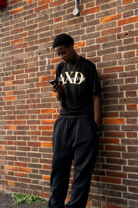 AXD | La Paloma Tees | Black Regular Fit T-Shirt