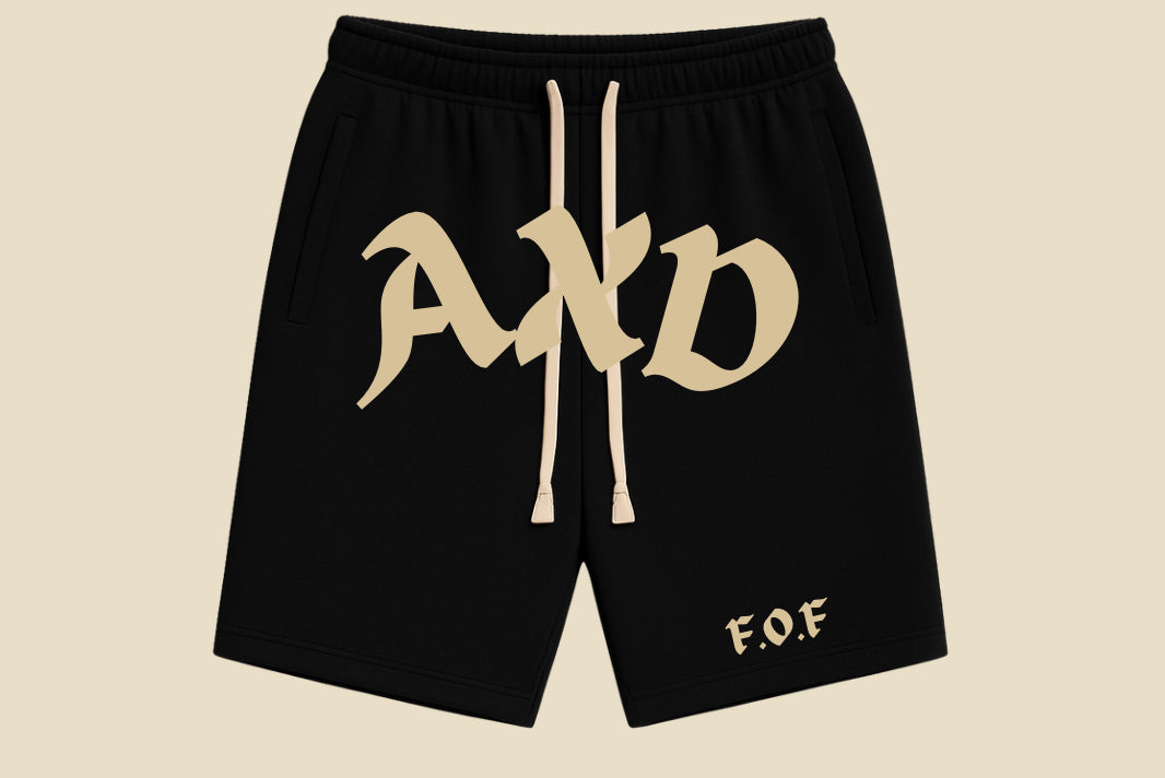 AXD | Vision Shorts | Oversized Black Shorts