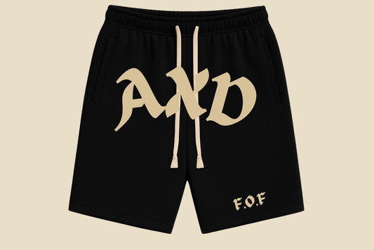AXD | Vision Shorts | Oversized Black Shorts