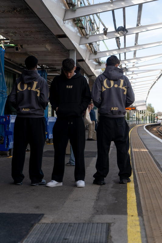AXD | 10:14 Hoodie | Oversized Grey Hoodie
